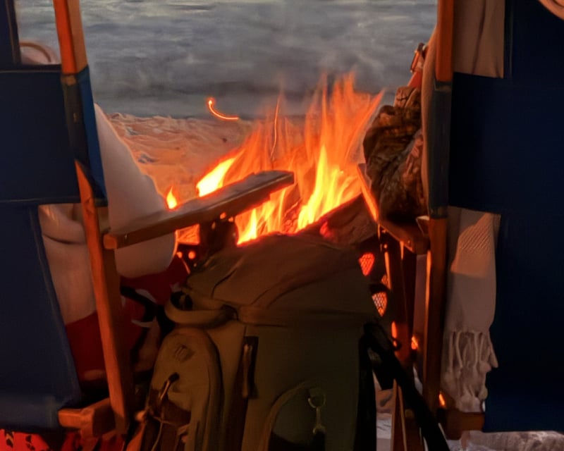 Private Beach Bonfire in Walton County Near Destin