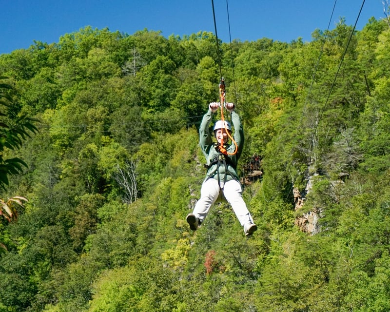 Canyon Rim Zip Line Tour at Breaks Interstate Park
