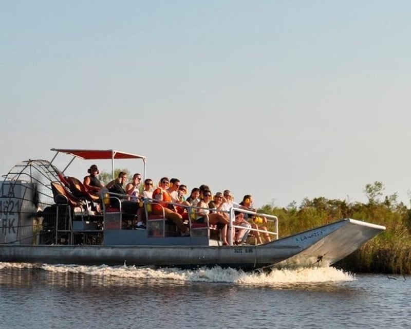 Large Airboat Alligator Swamp Tour from New Orleans