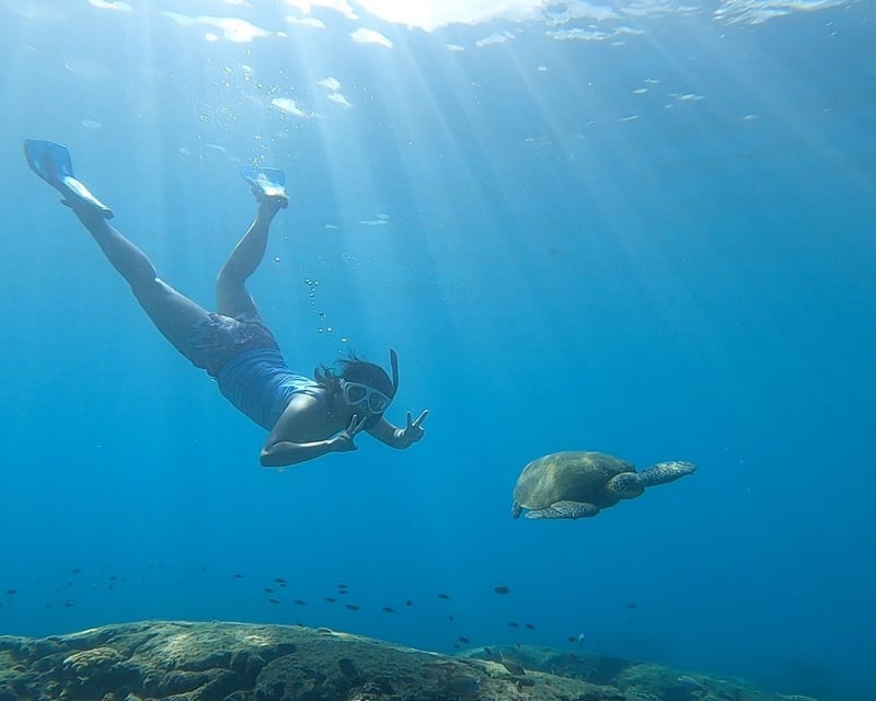 Japanese-Guided Snorkeling & Skin Diving in West Oahu