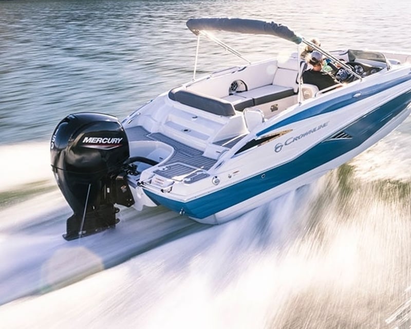 Crownline Deck Boat Rental on Lake Geneva