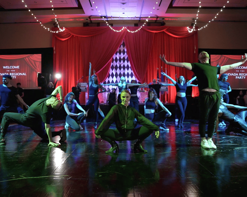 Surprise Flash Mob Proposal & Celebration in Las Vegas