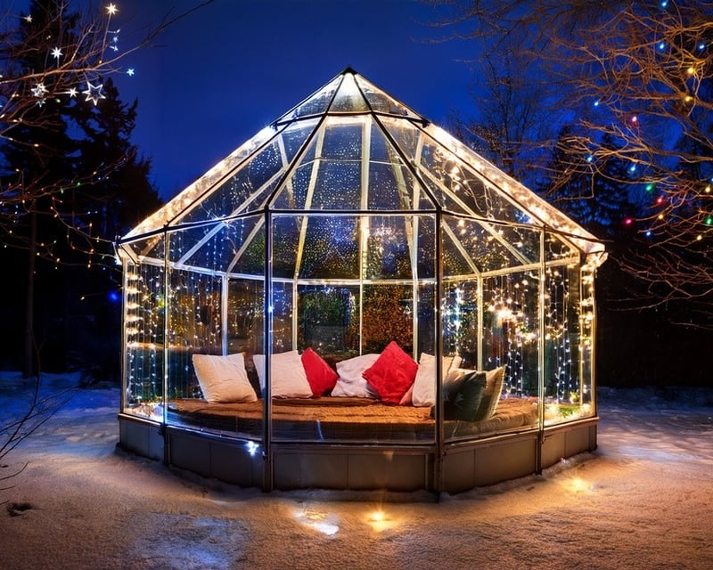 Winter Wonderscape Private Greenhouse at Reiman Gardens