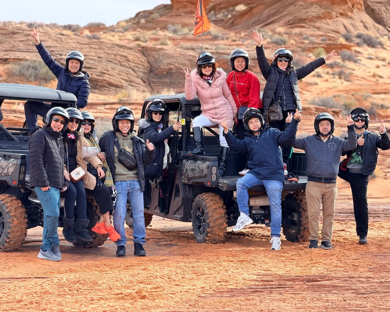 Guide-Driven UTV Tour in Page, AZ with Lake Powell Views