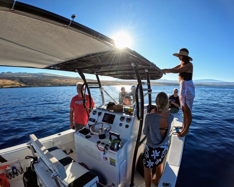 Private Custom Boat Charter in Kawaihae, Big Island