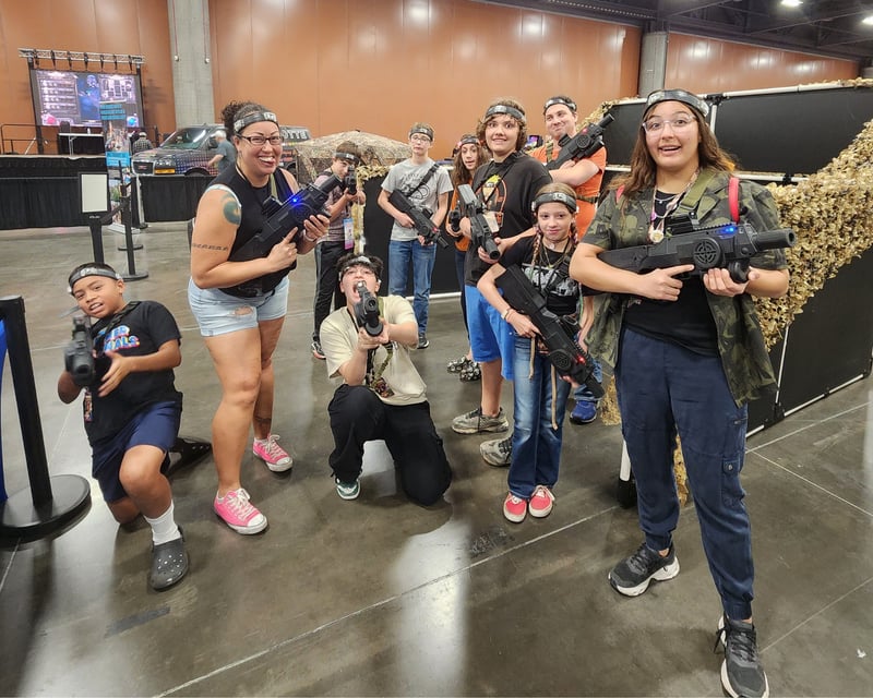 Large-Group Mobile Laser Tag Event in Buckeye, AZ