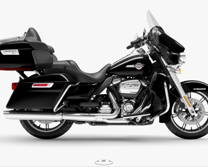 2-Seater Harley-Davidson Motorcycle Rental in Jackson