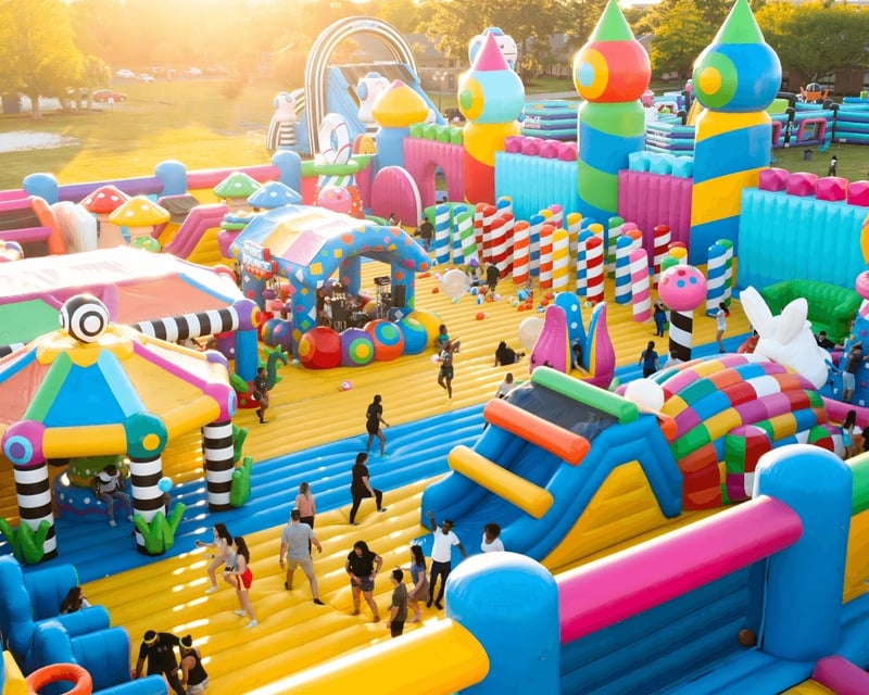 World's Biggest Bounce House Kids Session in Bonita Springs