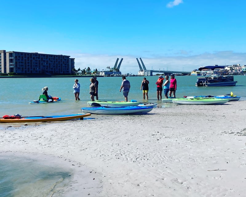 Kayak & Paddleboard Rental to John's Pass Sandbar