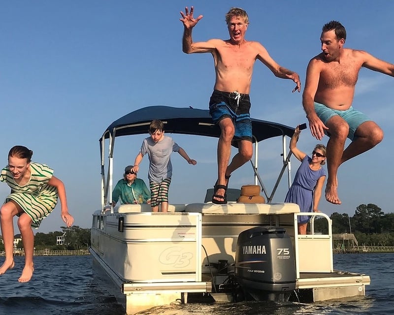 Captained Island-Hopping Pontoon Charter in Emerald Isle