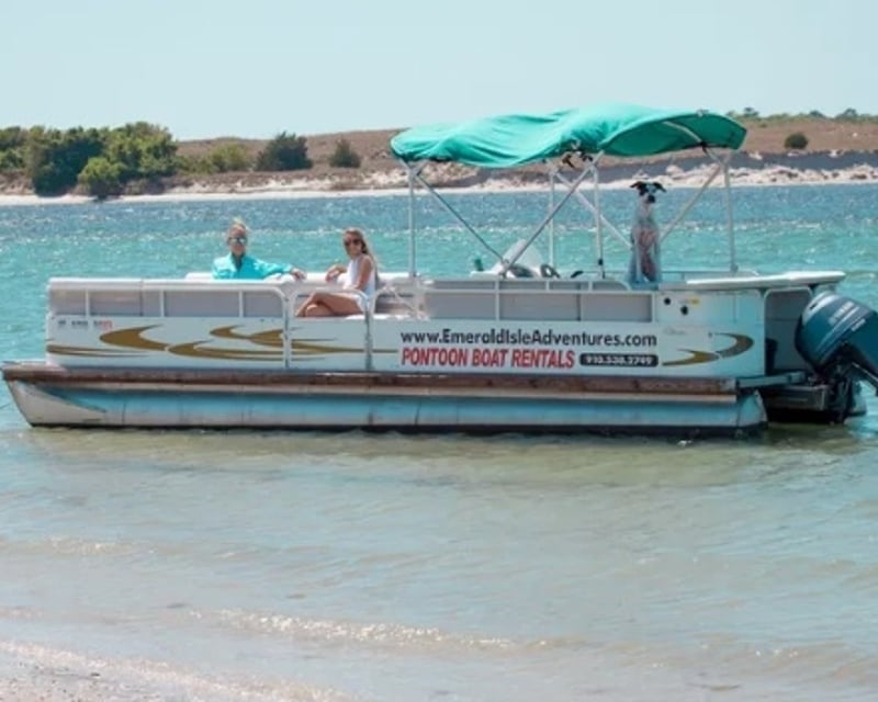 Self-Drive Pontoon Boat Rental in Emerald Isle