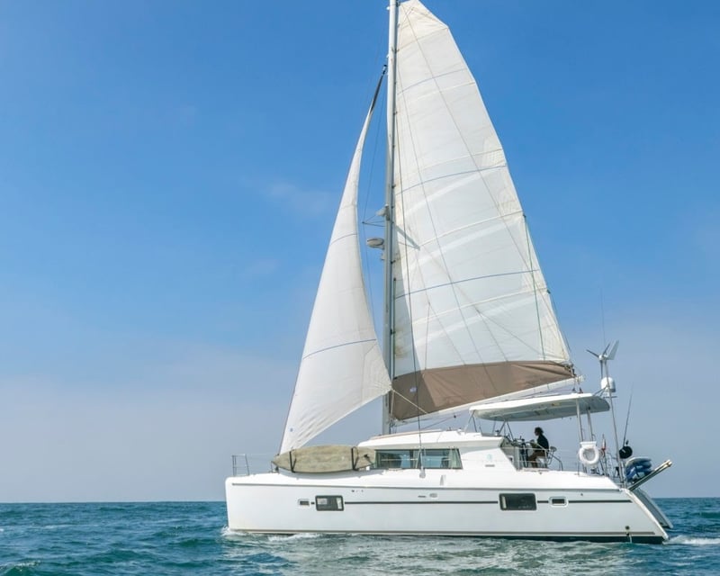 Private Half-Day 42' Catamaran Charter in Marina del Rey