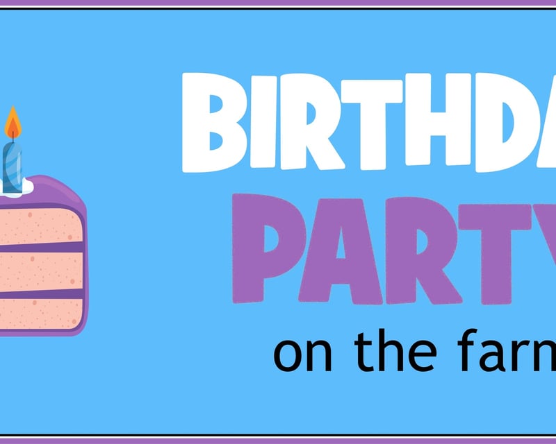 Farm Birthday Party with Animal Feeding in Tuscaloosa