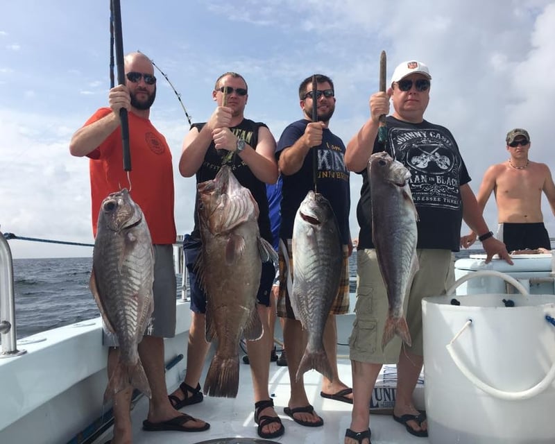 Full-Day Shared Gulf Fishing Charter in Perdido Key