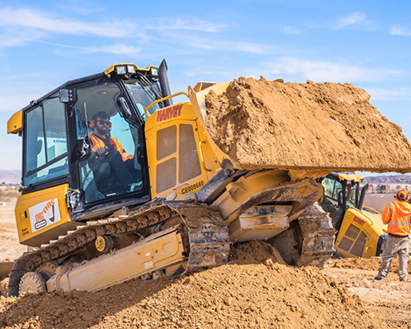 Group Excavator & Bulldozer Driving in Las Vegas