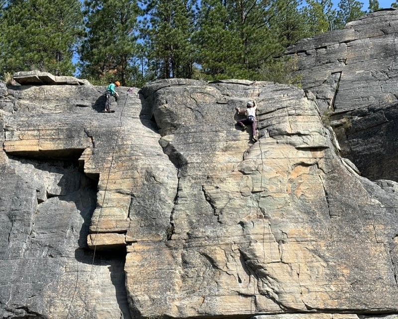 Single-Pitch Rock Rescue Class in Whitefish
