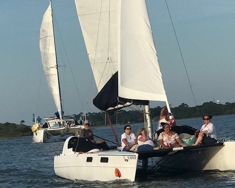 Private Catamaran Sail & Dolphin Watching in Folly Beach
