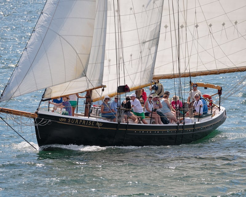1918 Schooner Day Sail on Penobscot Bay from Camden