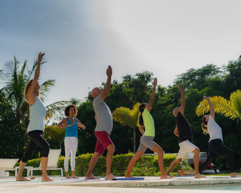 Private In-Villa Morning Yoga Session in Punta Cana