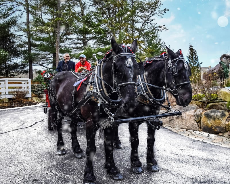 Holiday Brunch & Winter Wagon Ride in Richmond, RI