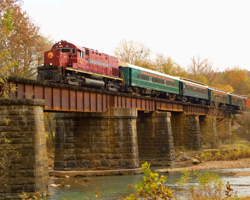 Boston Mountains Train Ride from Springdale to Van Buren