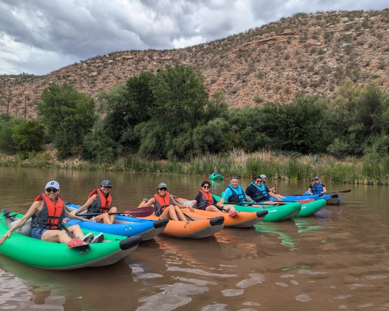Guided Verde River Kayak Tour With Burgers & Beer