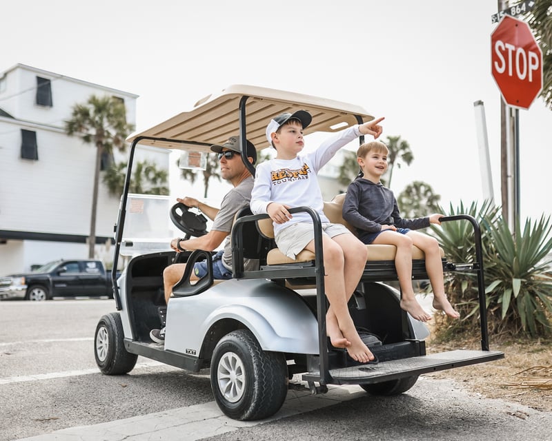 Electric Golf Cart Rental on Edisto Island