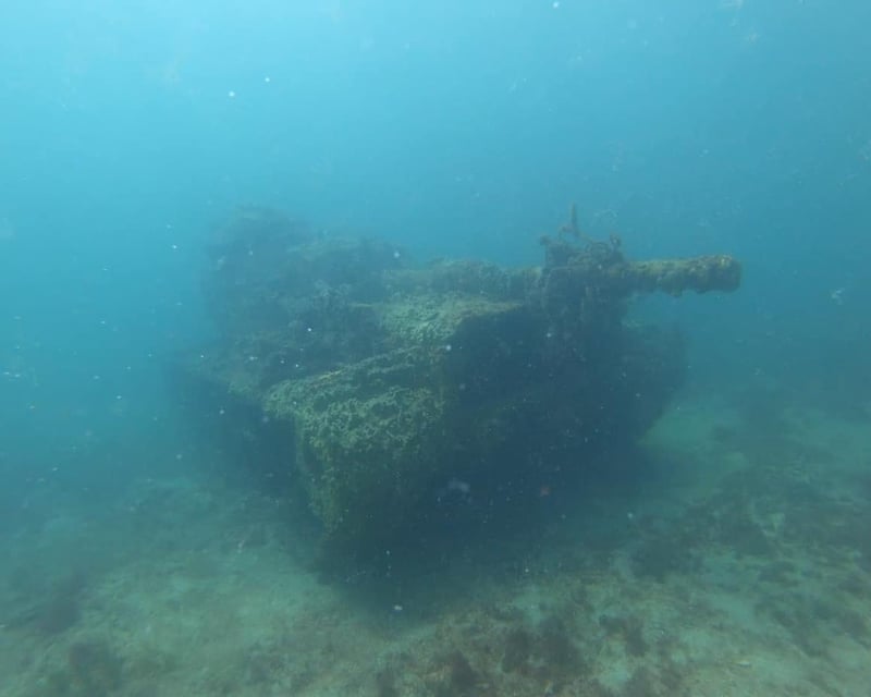 Hernando Beach Scuba Diving Charter to Sunken Army Tanks
