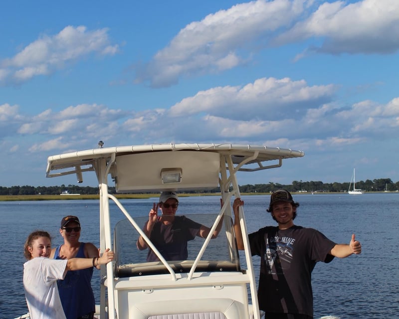 Private Barrier Island Boat Cruise in Charleston