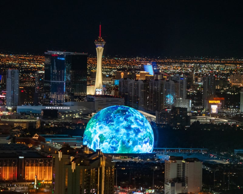 Night Helicopter Flight & Food Tour on the Las Vegas Strip