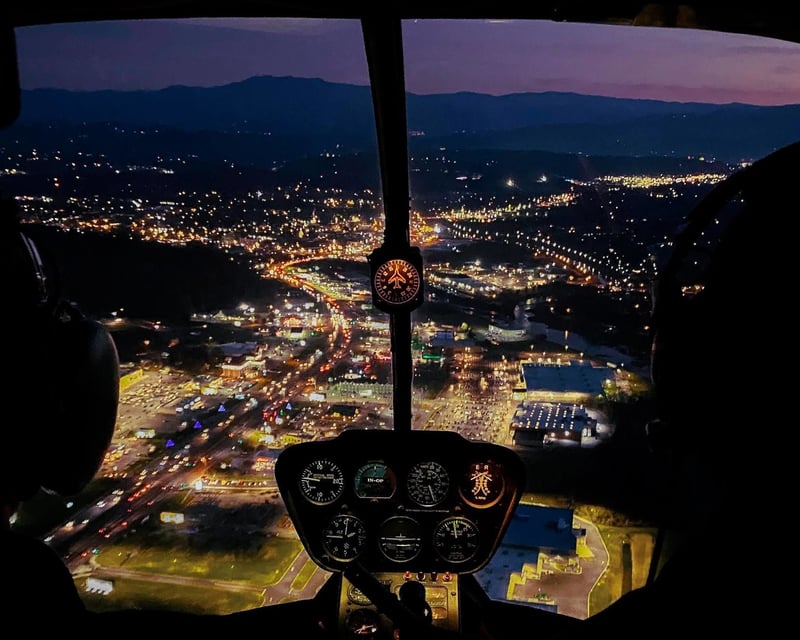 Fly a Night Helicopter Tour Over Pigeon Forge