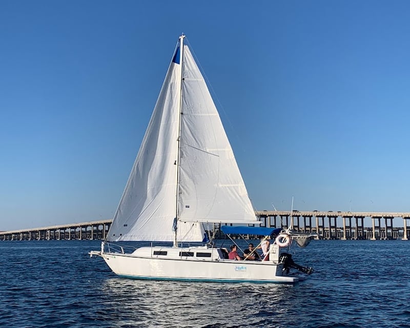 Pensacola Beach Sailing Cruise with Optional Swim Stop