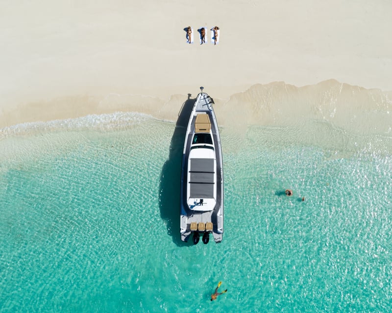 Private 37' Boat Charter in Grace Bay, Turks & Caicos