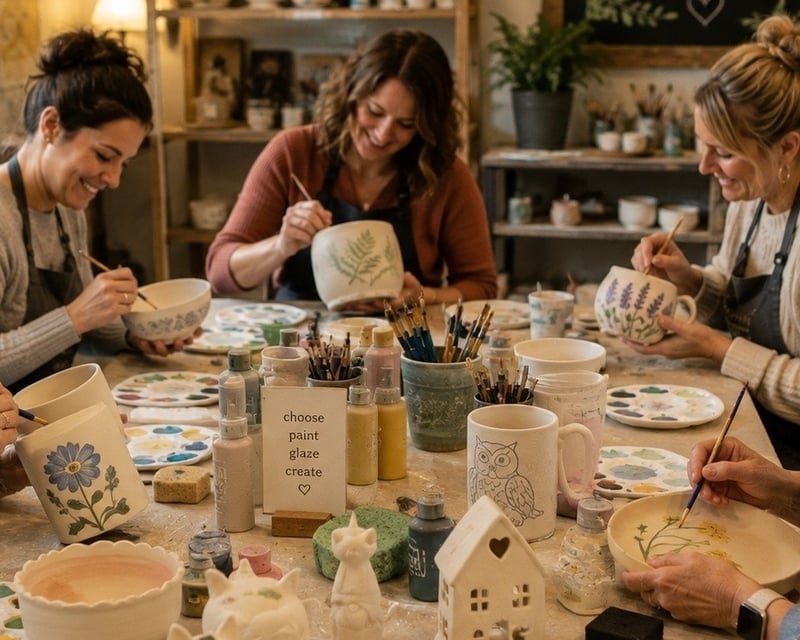 Paint Your Own Bisque Pottery in Florence, WI