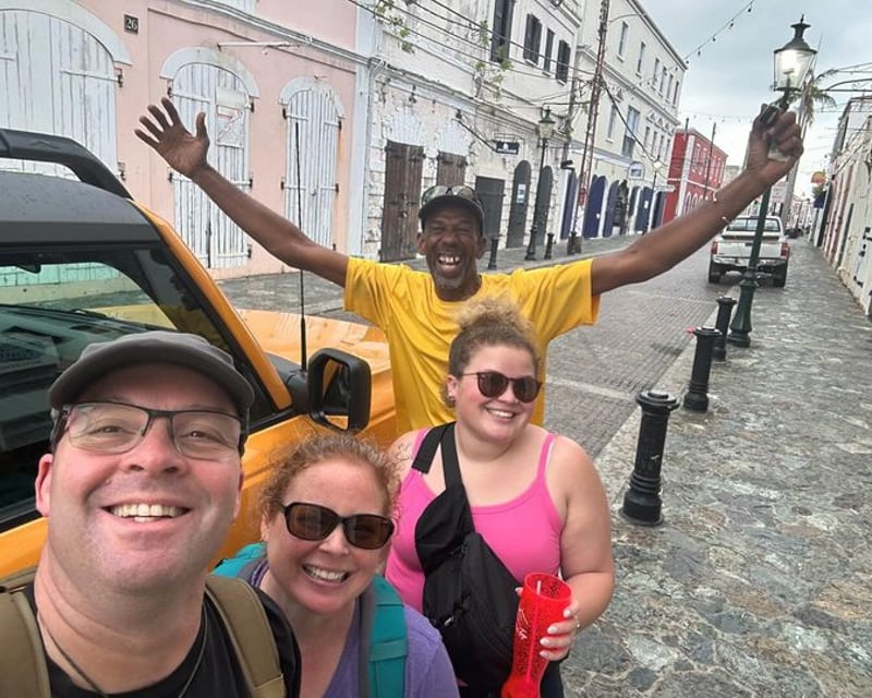 St. Thomas Cultural Jeep Tour With Beach Time