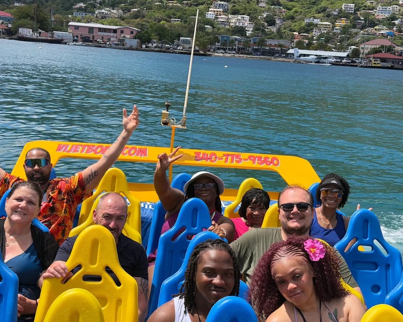 Private High-Speed Jet Boat Harbor Tour in St. Thomas
