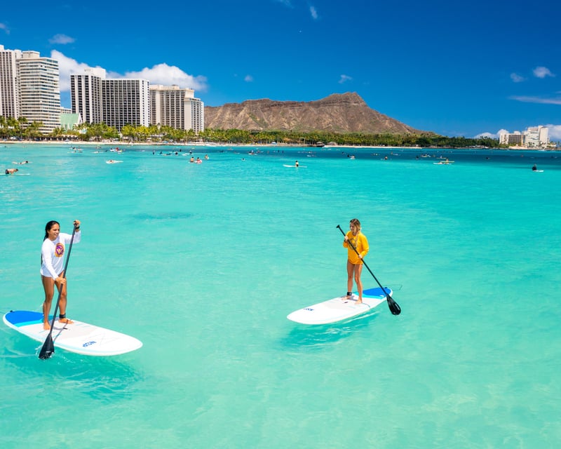 Private Stand-Up Paddle Lesson in Waikiki