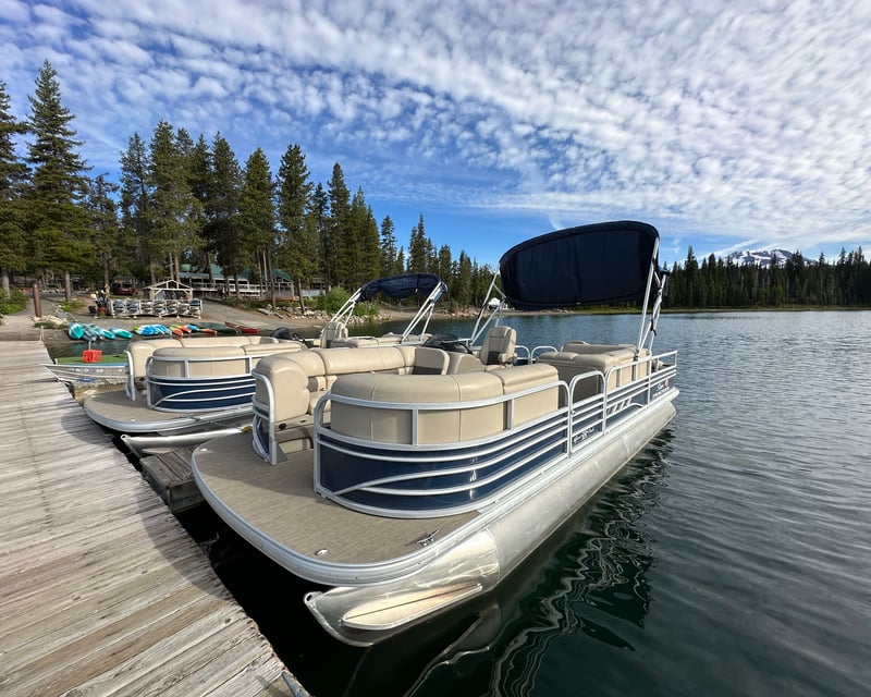 10-Person Pontoon Rental on Elk Lake