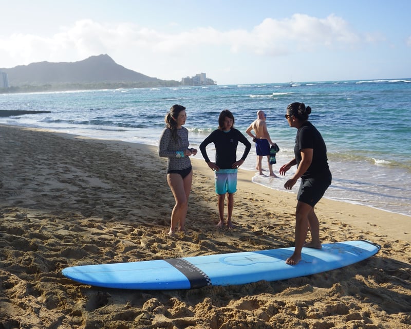 Semi-Private Surf or Paddleboard Lesson in Waikiki
