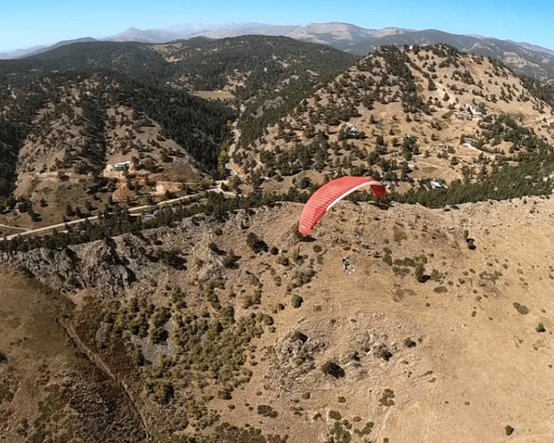 Tandem Paragliding Flight in Boulder with Photos & Video