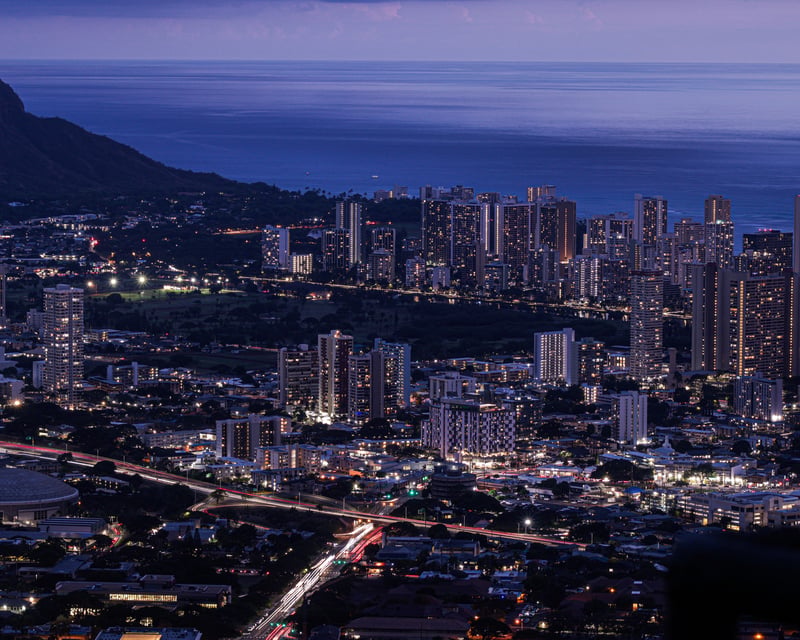 Tantalus Night View Tour From Waikiki