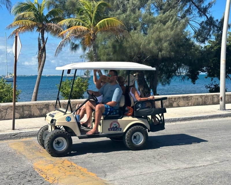 Isla Mujeres 4-Passenger Golf Cart Rental