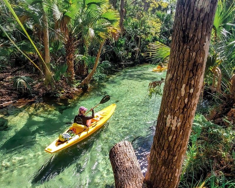Emerald Cut Kayak Float with Golf Cart Shuttle in Apopka