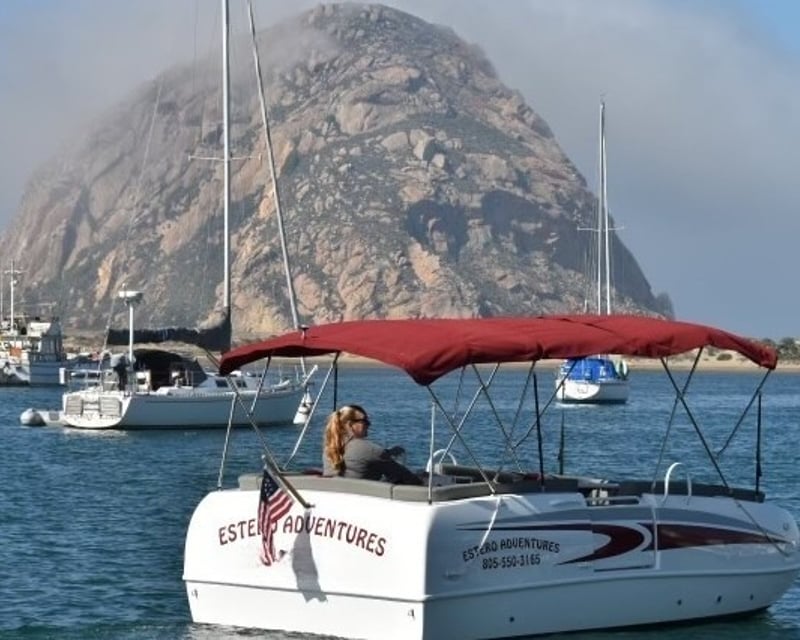 Private Electric Pontoon Boat Rental in Morro Bay