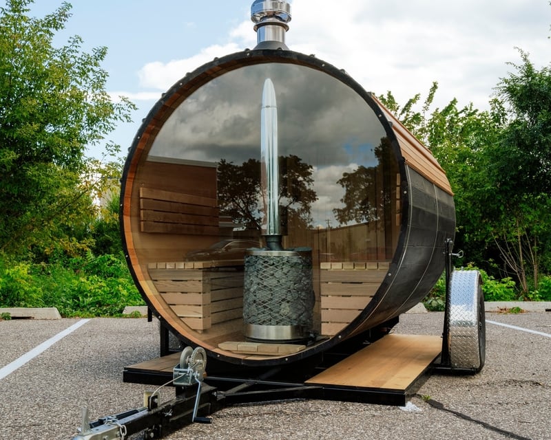 Wood-Fired Sauna Rental Delivered to You in Green Bay