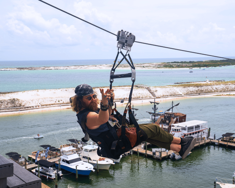 Round-Trip Zipline in Destin at HarborWalk Village
