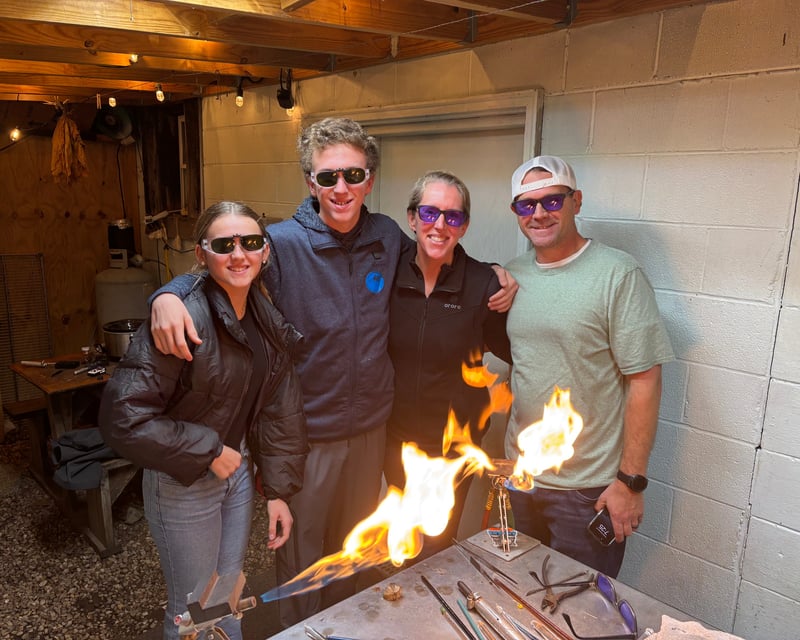 Glass Necklace Demonstration Class in Boone