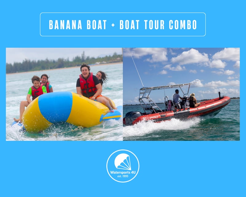 Isla Verde Banana Boat & Speedboat Tour