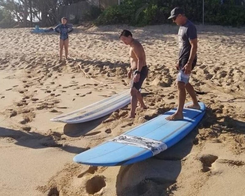 Semi-Private 2-to-1 Surf Lesson in Haleiwa