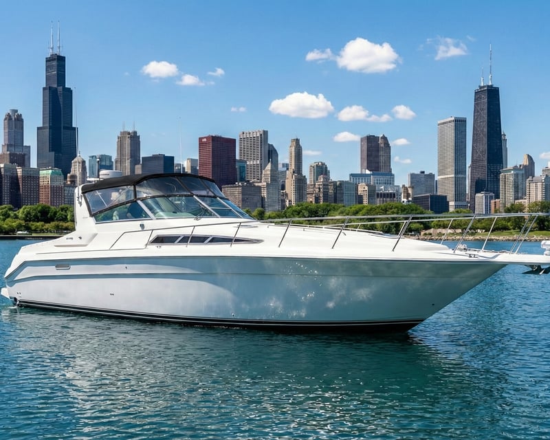 Charter a 50' Sea Ray Sundancer in Chicago